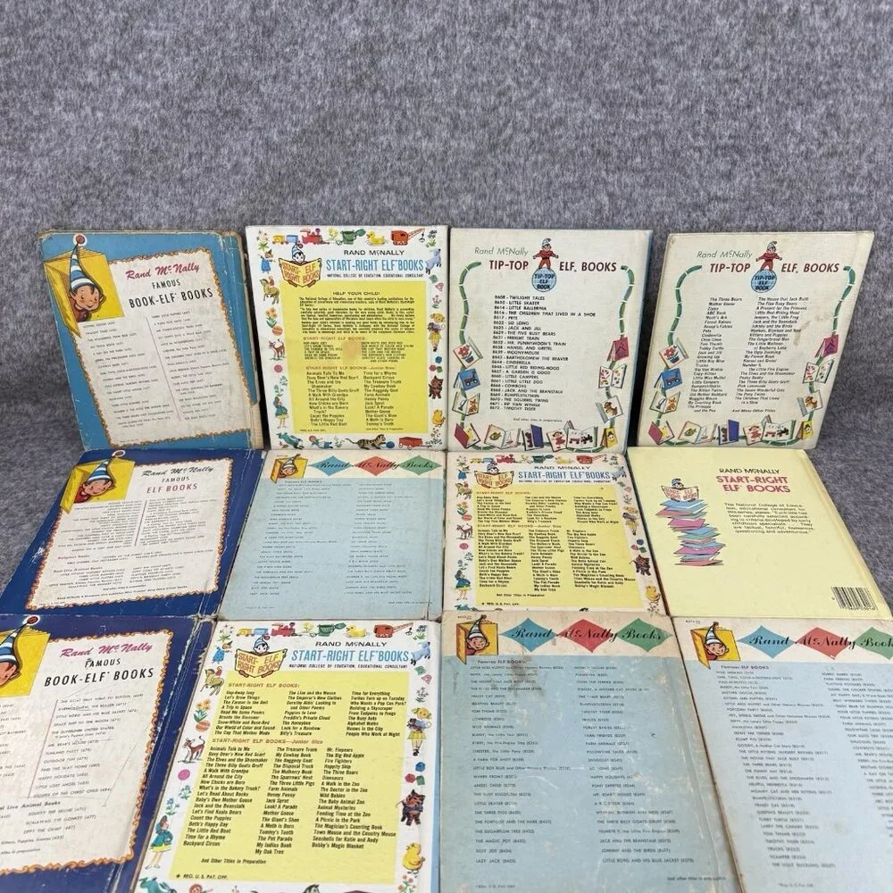 ✅Mixed Lot Of 28 VTG HC Childrens Books Rand McNally Wonder Books and Various - Picture 3 of 16